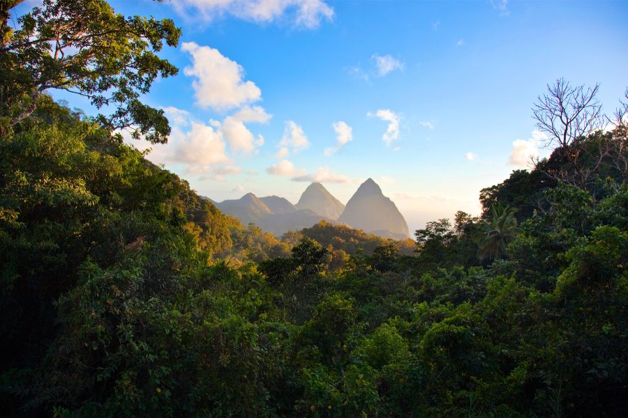 Hiking and Exploring Saint Lucia's Iconic Twin Peaks